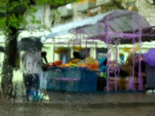 Fruit series on the boulevard Tolbukhina, rain / ***