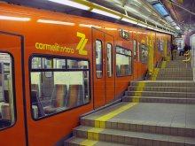Metro. Station "Masada." Train / ***