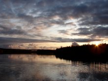 Evening at the lake / ***