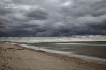 Fremder Strand / Langzeitaufnahme am Strand in Dänemark