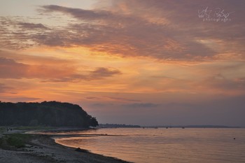 Erinnerunge an den Mittsommer / Sonnenuntergang am Strand