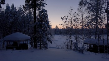 Arctic quietude / A blissful winter evening