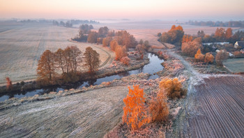 Ussa river. First frost / 10/10/2021