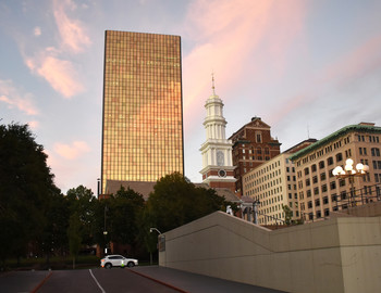 Gold Building / Downtown Hartford CT just before sunset.