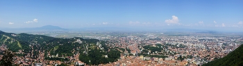 Panoramic view on the city of Brasov / Panoramic view on the city of Brasov