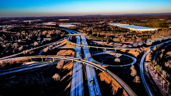 Round and round / Interstate 85 upstate SC