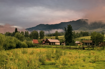 The evening after the rain. / ***