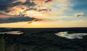 At sunset / ***