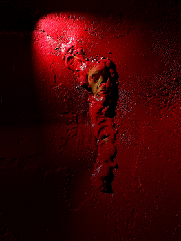 Someone in red / Like blood