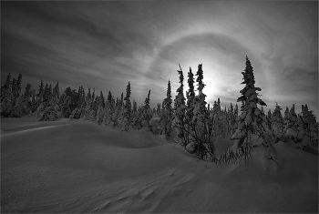 With snow / ***