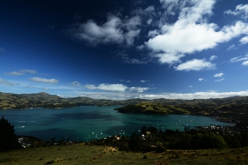 &nbsp; / Akaroa bay, New Zealand