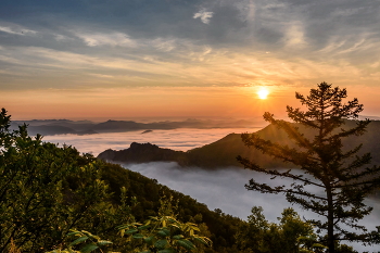 Sunrise in the mountains / ***