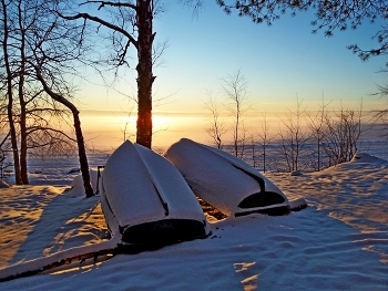 Winter evening / ***