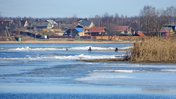 Ice drift on Neva / ***