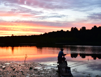 On the evening sunset / ***