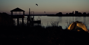 On the evening sunset / ***