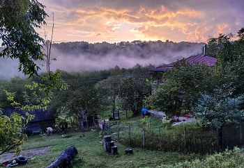 Evening in the village ... / ***