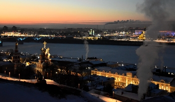 Winter evening. / ***
