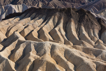 /|\/|\\|/ / Zabriskie Point, Death Valley National Park, California