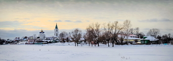Winter evening. / ***