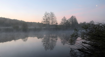 At sunrise. / ***