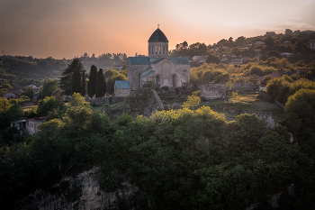 Bagrati Cathedral At Sunset / ***