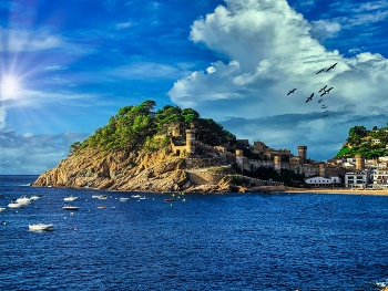 Tossa de Mar - vista del Castell - La Selva / Tossa de Mar - vista del Castell - La Selva