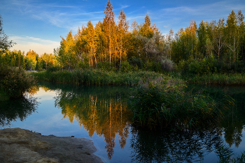 It was getting dark ... / ***