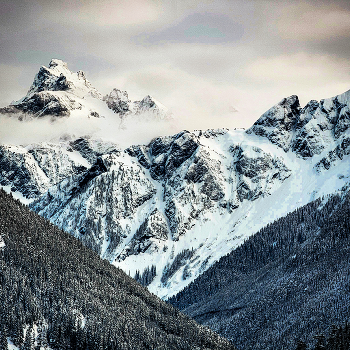 Welch Peak / Welch and Lady Peaks from Wahleach Lake