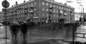 Near the window / ***