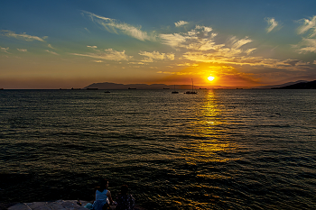 at sunset / ***