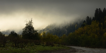 Dawn in the mountains / ***