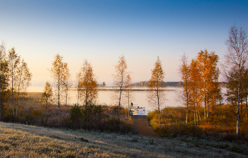 Sunrise over the river / ***