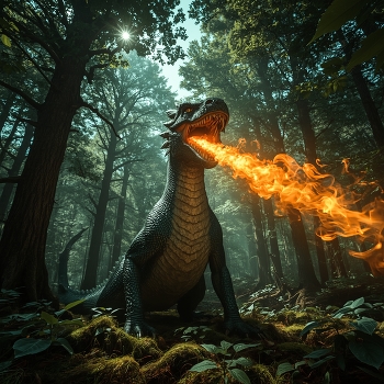 Fire dragon / Fire dragon, oldest time dangerous dragon