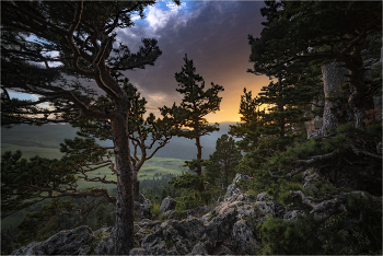 Sunset in the mountains / ***