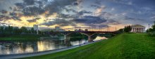 Panorama of the sunset over the Kirov Bridge / ***