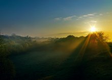 Morning of the ancient city. / ***