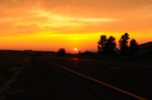 Sunset on the Eastern Washington / ***