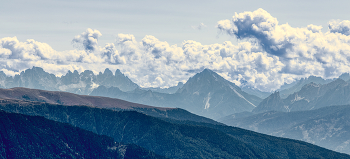 &nbsp; / Blick auf die dolomiten