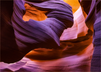 Curvature of space / Lower Antelope Canyon