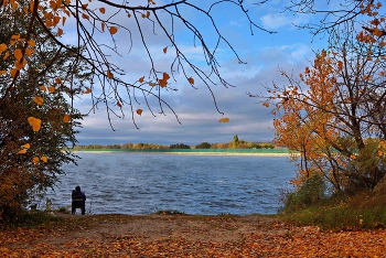 Lone fisherman. / ***