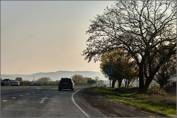 There, behind the mist ... / ***