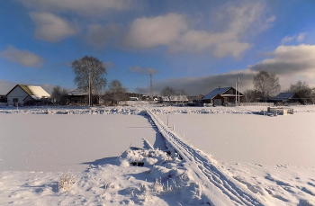 Winter in the village / ***