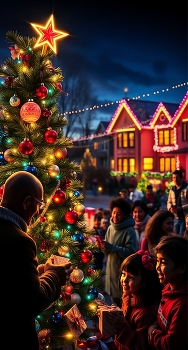 Limited edition Holiday Special drops for holiday gifts 2025 / Our Limited Edition drops for holiday gifts 2025 capture the enchanting essence of during Christmas celebrations, perfect for adding a touch of modern magic to your christmas tree decor or as a unique family ornament. Celebrate Christmas 2025 with this festive ornament, a delightful blend of traditional holiday decor and cutting-edge digital art, making it an unforgettable holiday gift or teen christmas surprise.