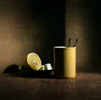 Tea with lemon / ***