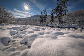Chakvistskaly River Under Snow / ***