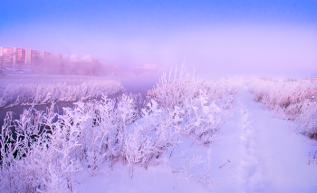 Sunrise over the river / ***