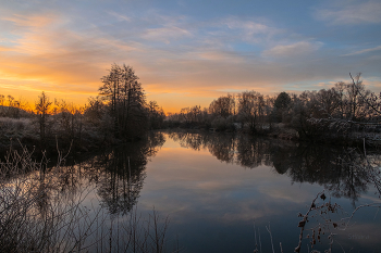 At dawn. / ***