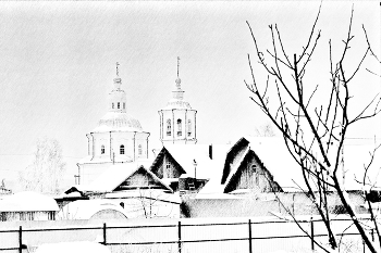 Snowfall. / ***