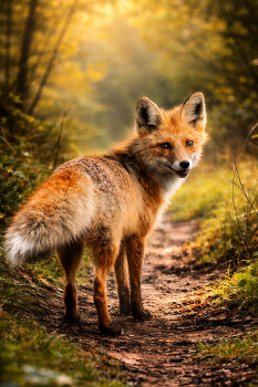 On the forest path / ***